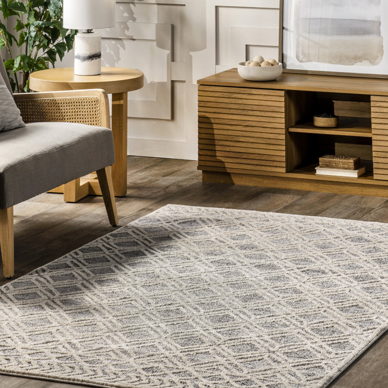 Foundry Select Jolan Moroccan Lattice Area Rug Wayfair Canada